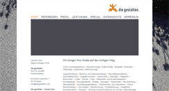 Desktop Screenshot of diegestalten.com